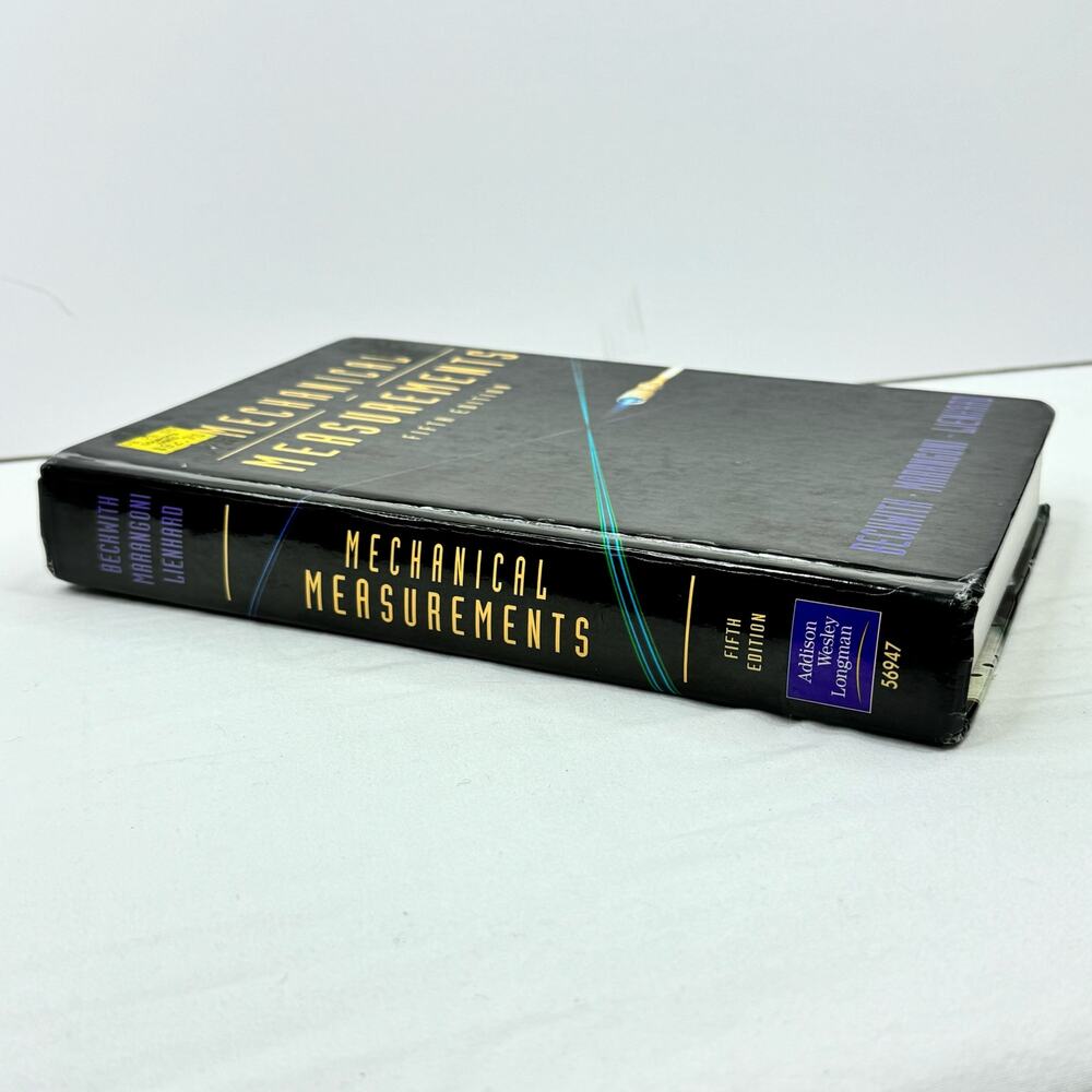Mechanical Measurements Fifth Edition Textbook Hardcover Used Clean Bechwith - Picture 2 of 8